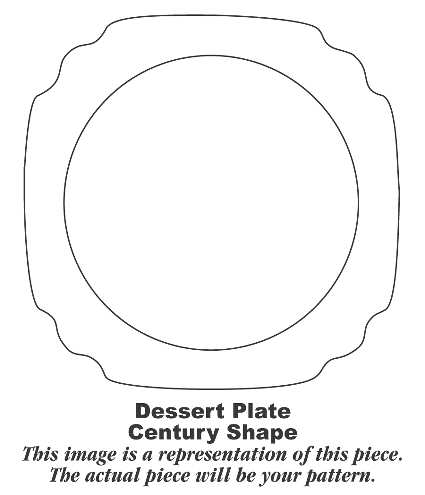 C132 Dessert/Pie Plate
