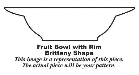 B1310 Rim Fruit/Dessert (Sauce) Bowl