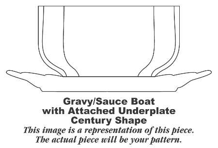 C2 Gravy Boat with Attached Underplate by Homer Laughlin 