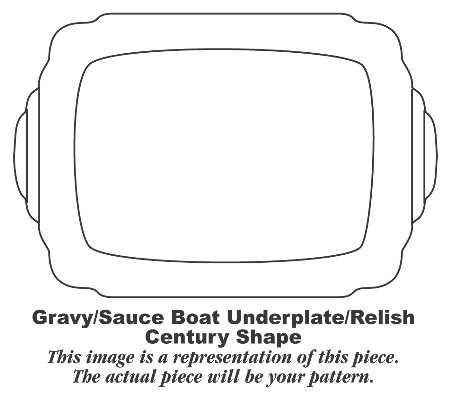 C17 Underplate for Gravy Boat