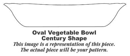 C10 9" Oval Vegetable Bowl