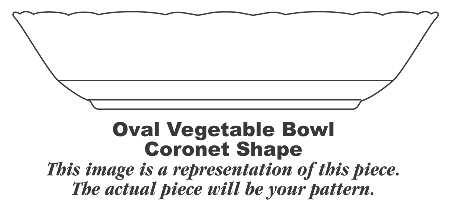 HLC1174 9" Oval Vegetable Bowl