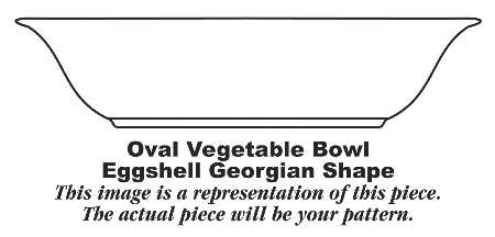 HLC1993 9" Oval Vegetable Bowl
