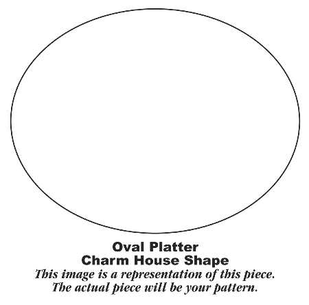 Confetti 11" Oval Serving Platter