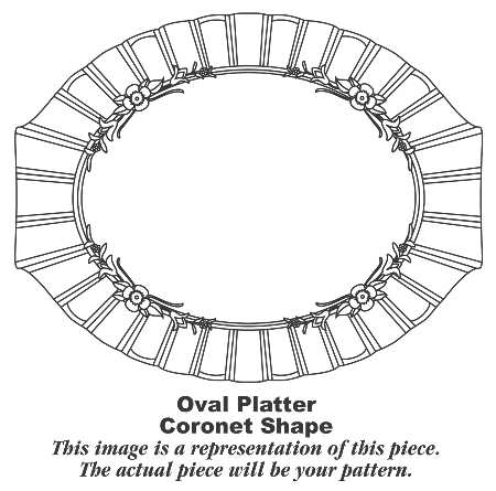 CO532 11" Oval Serving Platter