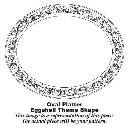 R8585 11" Oval Serving Platter