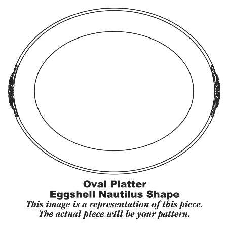 HLC81 13" Oval Serving Platter