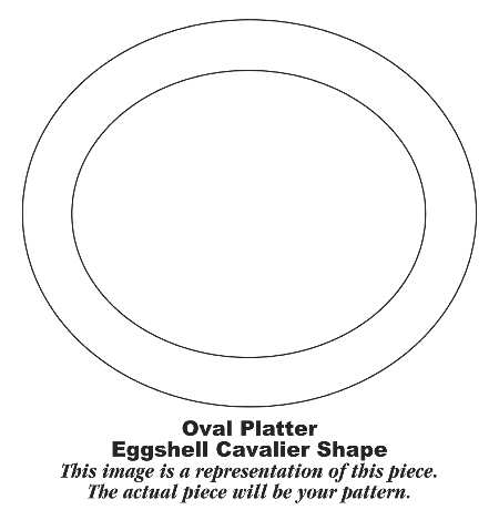 Savoy 15" Oval Serving Platter