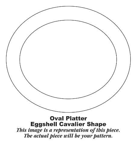 CV125 16" Oval Serving Platter
