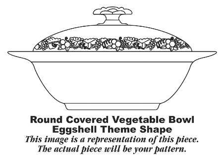 R8585 Round Covered Vegetable