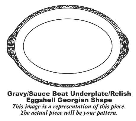 Briarcliffe (G3385) Relish/Gravy Underplate