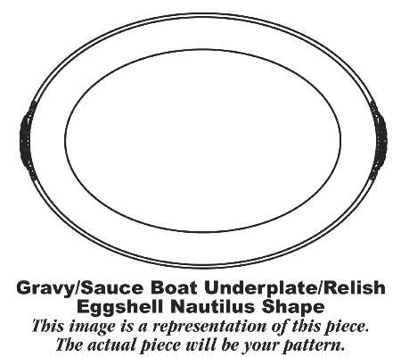 N1794 Relish/Gravy Underplate