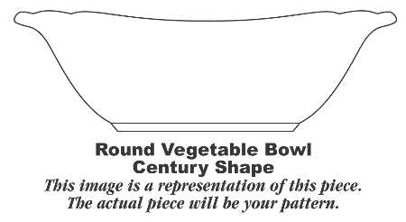 C9 8" Round Vegetable Bowl