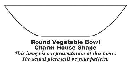 Chanticleer 8" Round Vegetable Bowl