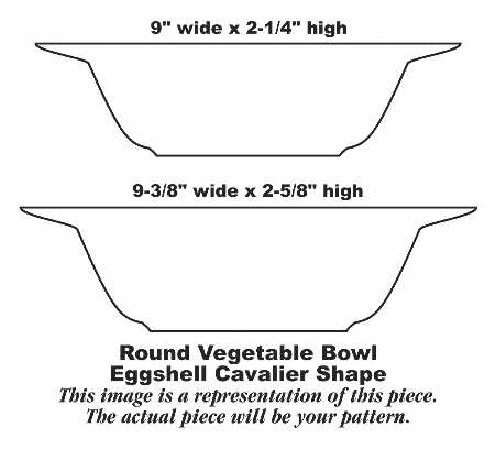 HLC945 9" Round Vegetable Bowl