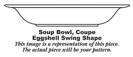 Organdy Pink Coupe Soup Bowl