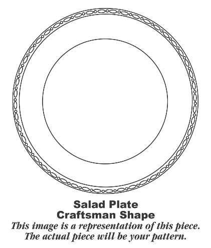 G168 Salad Plate