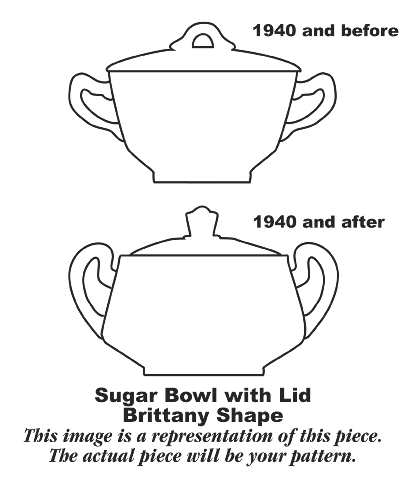 HLC1569 Sugar Bowl & Lid