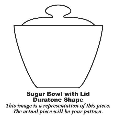 Royal Joci Sugar Bowl & Lid by Homer Laughlin 