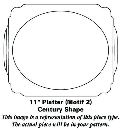 HLC3158 11" Oval Serving Platter