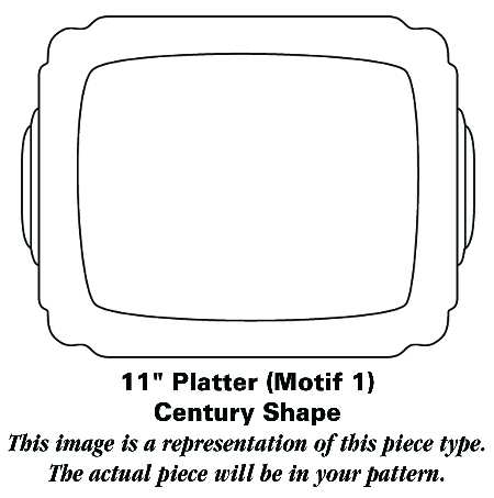 HLC973 11" Oval Serving Platter