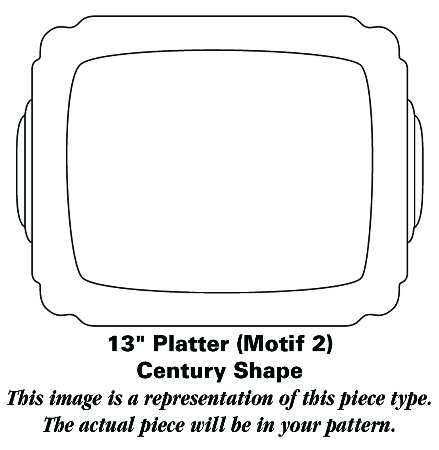 HLC1180 13" Oval Serving Platter