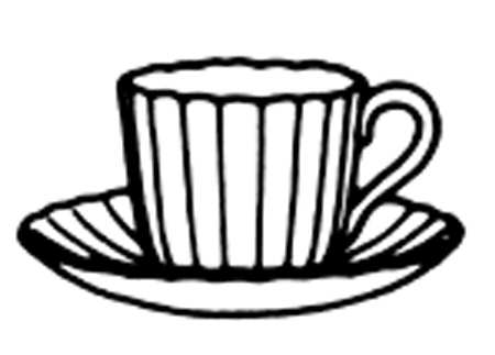 Broom Flat Cup & Saucer Set