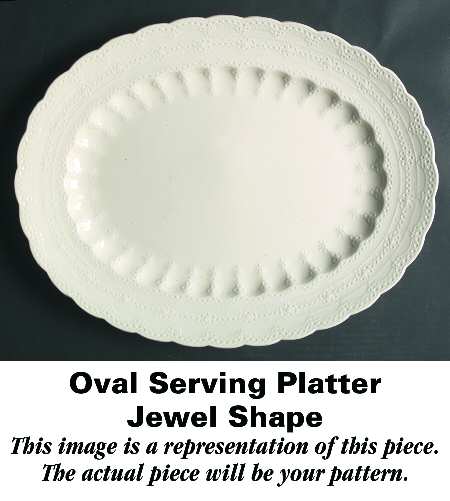 Jewel 14" Oval Serving Platter