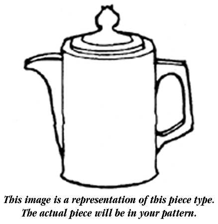 Quadrille Creamer & Lid