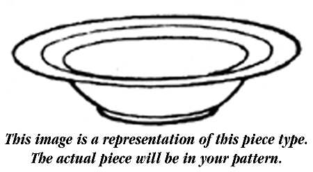 Petalpoint Rim Fruit/Dessert (Sauce) Bowl