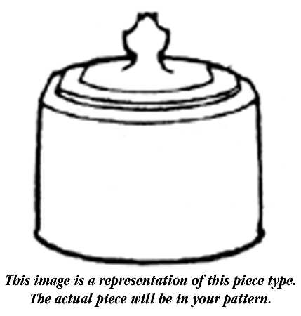 Quadrille Sugar Bowl & Lid