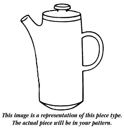 Emerald Isle Coffee Pot & Lid