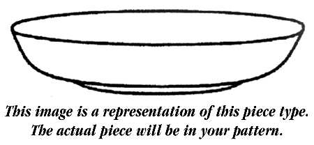 Sandalwood (Platinum Trim) 8" Oval Vegetable Bowl