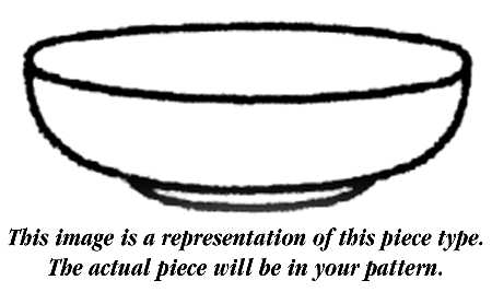 Sandalwood (Platinum Trim) Fruit/Dessert (Sauce) Bowl