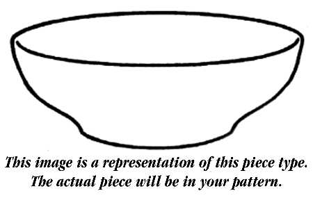 Country Craft Almond Cream 11" Large Salad Serving Bowl