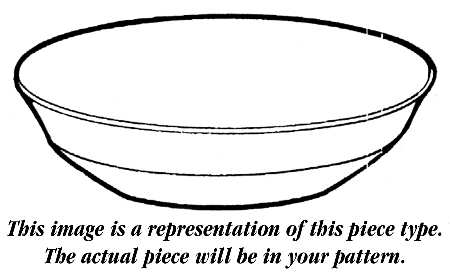 Zinnia 9" Round Vegetable Bowl