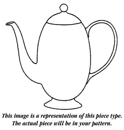 Lorraine Green Coffee Pot & Lid
