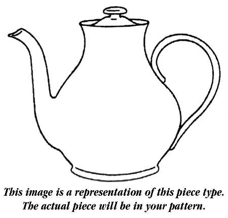 Arabesque Teapot & Lid