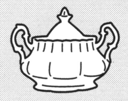 Knotty Pine Sugar Bowl & Lid