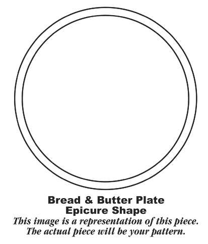 Epicure Dawn Pink Bread & Butter Plate