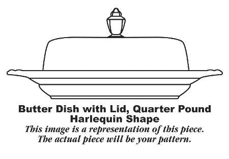 HLC1859 1/4 Lb Covered Butter