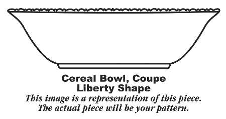 L634 Coupe Cereal Bowl