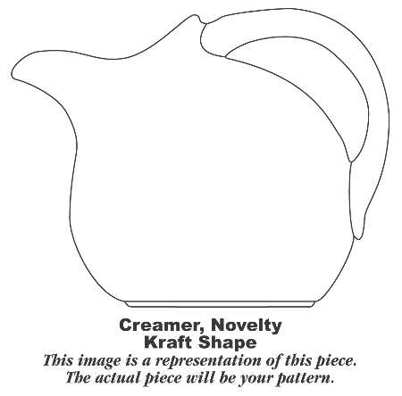 Historical America Blue (Smooth) Novelty Creamer