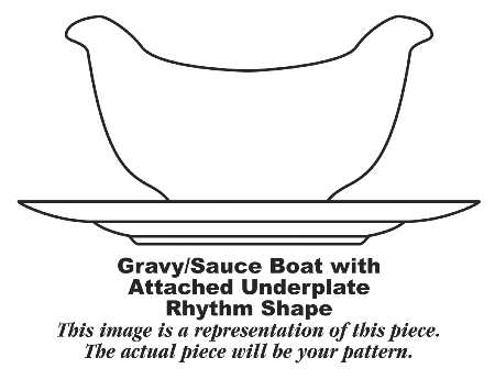 Fifth Avenue Gravy Boat with Attached Underplate