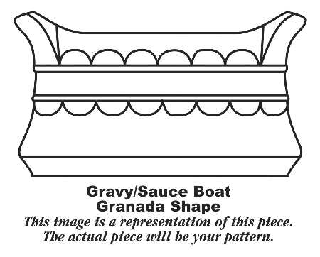 Gold Cortez Gravy Boat
