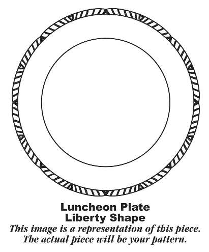 Sun Gold Luncheon Plate
