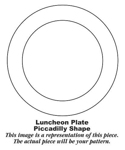 P527 Luncheon Plate