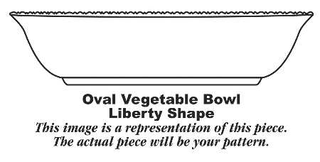 HLC490 9" Oval Vegetable Bowl