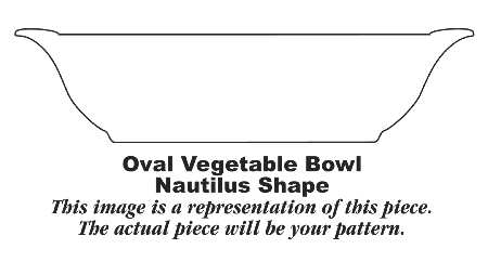 W239 9" Oval Vegetable Bowl