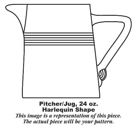 Harlequin Medium Green (Older) 24 Oz Pitcher